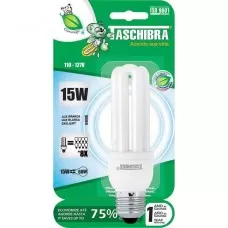 LAMPADA TASCHIBRA COMPACTA 3U 15W 6400K