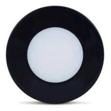 LUMINARIA SALUTO 3000K CIRCULAR PRETO 35MM