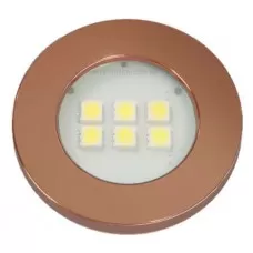 LUMINARIA NUZE 3000K CIRCULAR COBRE