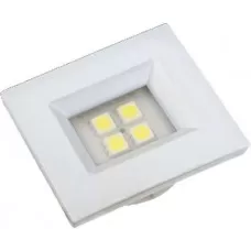 LUMINARIA NUZE 6000K QUADRADA BRANCA