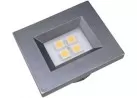 LUMINARIA NUZE QUADRADA 6000K TITANIUM