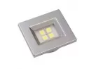 LUMINARIA PONTUAL RETANGULAR NUZE 3000K ALUMINIO