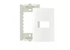 PLACA MARGIRIUS 4X2 1 POSTO BRANCO C/ SUPORTE