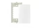 PLACA MARGIRIUS 4X2 CEGA BRANCO C/ SUPORTE